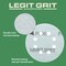 Legit Grit 5 inch Sand paper Disc, 8-Hole, 600 Grit, 100PK LG5-8600-100 - alternate 3